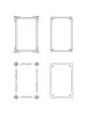 Decorative frames and borders. Royalty Free Stock Photo